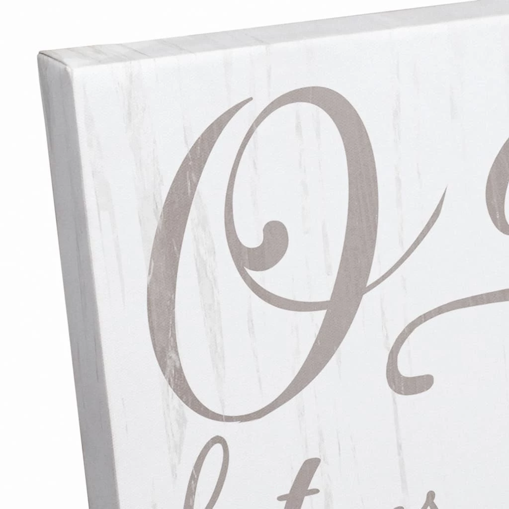 Brand new 💯 O Come Let Us Adore Him Owl Canvas Wall Art by Designs Direct 😉 - Image 2