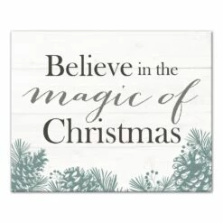 Wholesale 🥰 Believe in the Magic of 🎅 Christmas Canvas Wall Art by Designs Direct 🎁