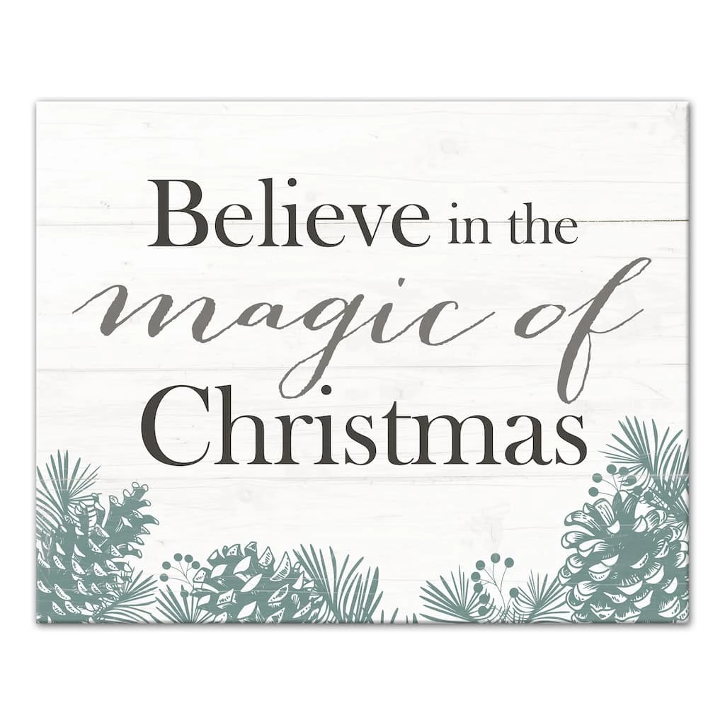 Wholesale 🥰 Believe in the Magic of 🎅 Christmas Canvas Wall Art by Designs Direct 🎁