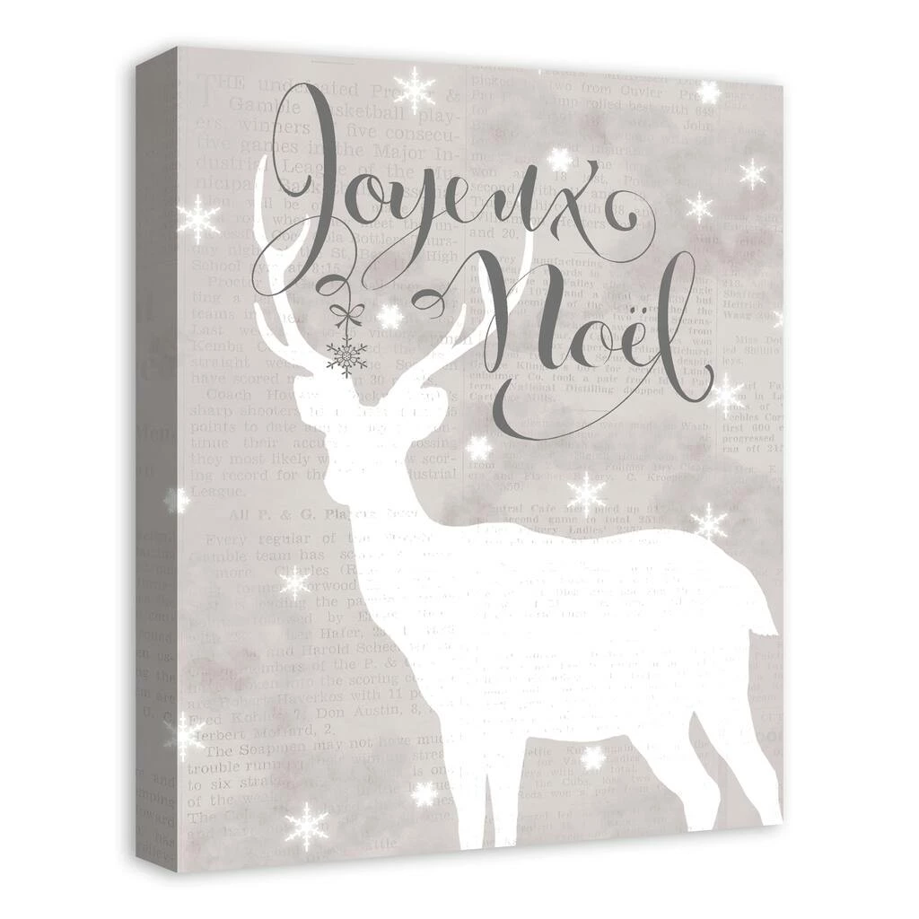 Brand new ⭐ Joyeaux Noel Reindeer Canvas Wall Art by Designs Direct 🌟 - Image 3