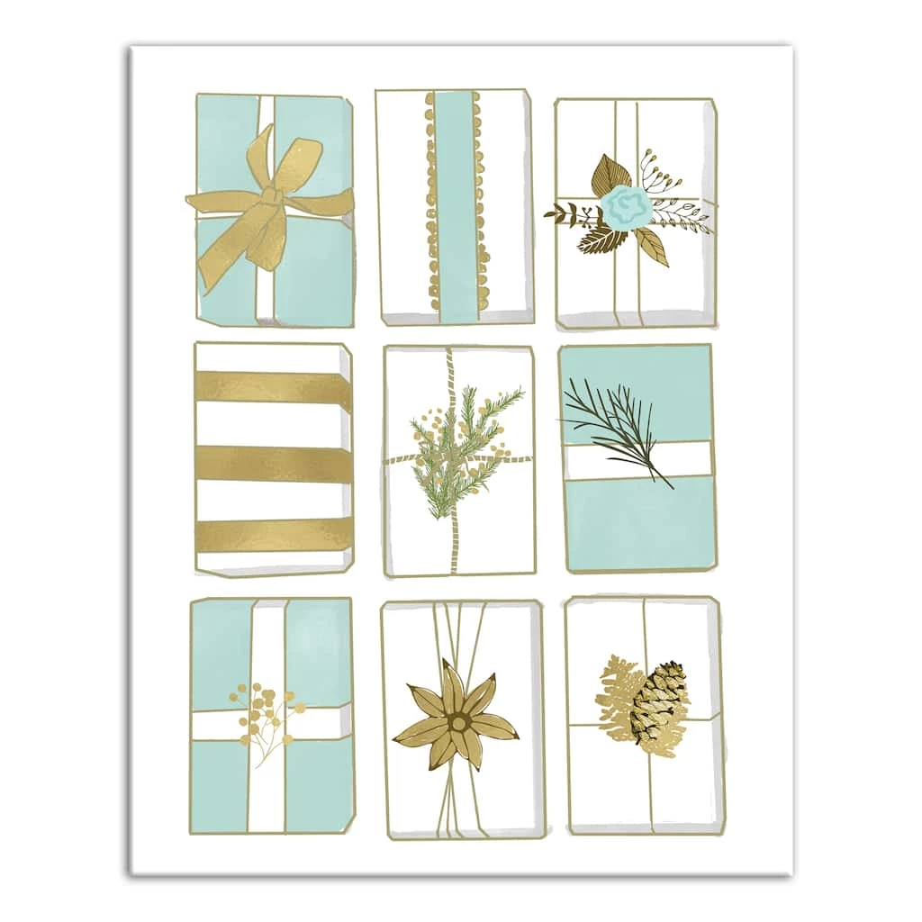 Flash Sale ๐ฅฐ Rows of ๐ Christmas Gifts Canvas Wall Art by Designs Direct ๐