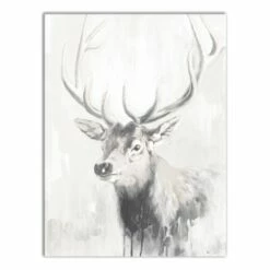 Deals ❤️ Winter Elk Canvas Wall Art by Designs Direct 👍