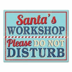 Best Sale ✨ Midcentury Modern Santa's Workshop Canvas Wall Art by Designs Direct ✨