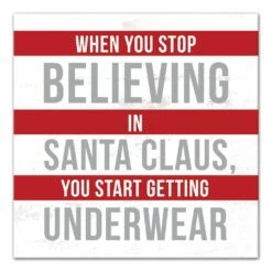 Deals 🌟 Don't Stop Believing in Santa Claus Canvas Wall Art by Designs Direct ⭐