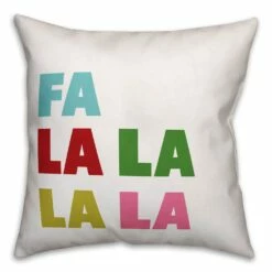 Promo ⭐ Fa La La La La Throw Pillow by Designs Direct 😉