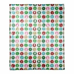 Best reviews of ✔️ Wintery Polka Dots Throw Blanket by Designs Direct 🥰