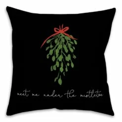 Wholesale ✔️ Meet Me Under the Mistletoe Throw Pillow by Designs Direct 😀