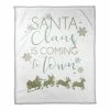 Brand new 🔥 Santa Claus Is Coming to Town Throw Blanket by Designs Direct 🔔