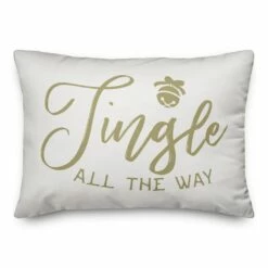 Promo 🛒 Jingle All the Way Throw Pillow by Designs Direct 🎉