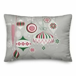 Best Sale 👏 Designs Direct Stylish 🎄 Christmas Ornaments 14x20 Throw Pillow ⌛