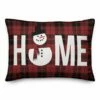 Promo 😀 Designs Direct Snowman Home 14x20 Throw Pillow 🛒
