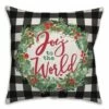 Best deal ✔️ Designs Direct Joy To The World 18x18 Throw Pillow 💯