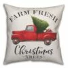 New 😉 Designs Direct Farm Fresh 🎄 Christmas Trees 18x18 Throw Pillow 😀