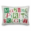 Best Pirce 👍 Designs Direct Making Spirits Bright 14x20 Throw Pillow ✔️