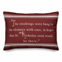 Deals ⭐ Designs Direct The Stockings Were Hung by the Chimney 14x20 Throw Pillow 🎉