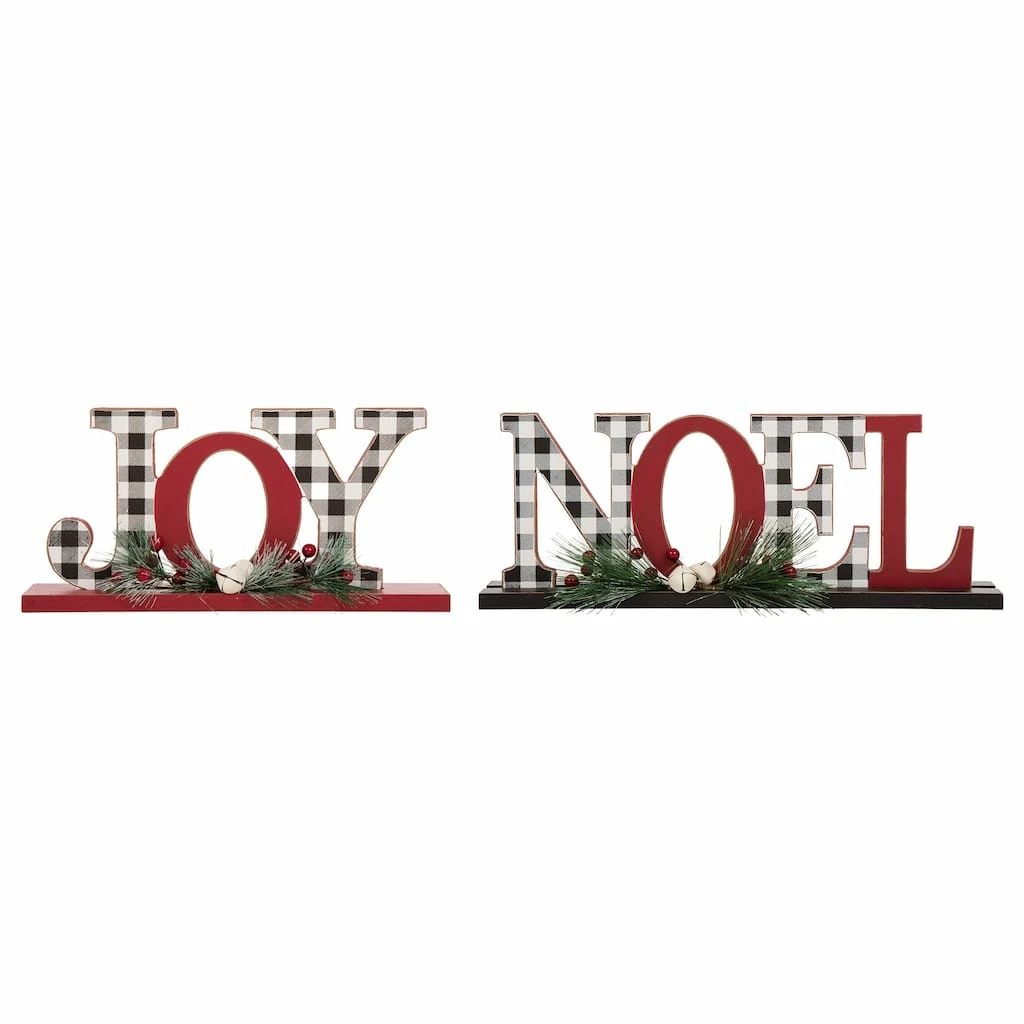 Budget ๐ Glitzhome® Noel & Joy Table Top Décor Set โค๏ธ