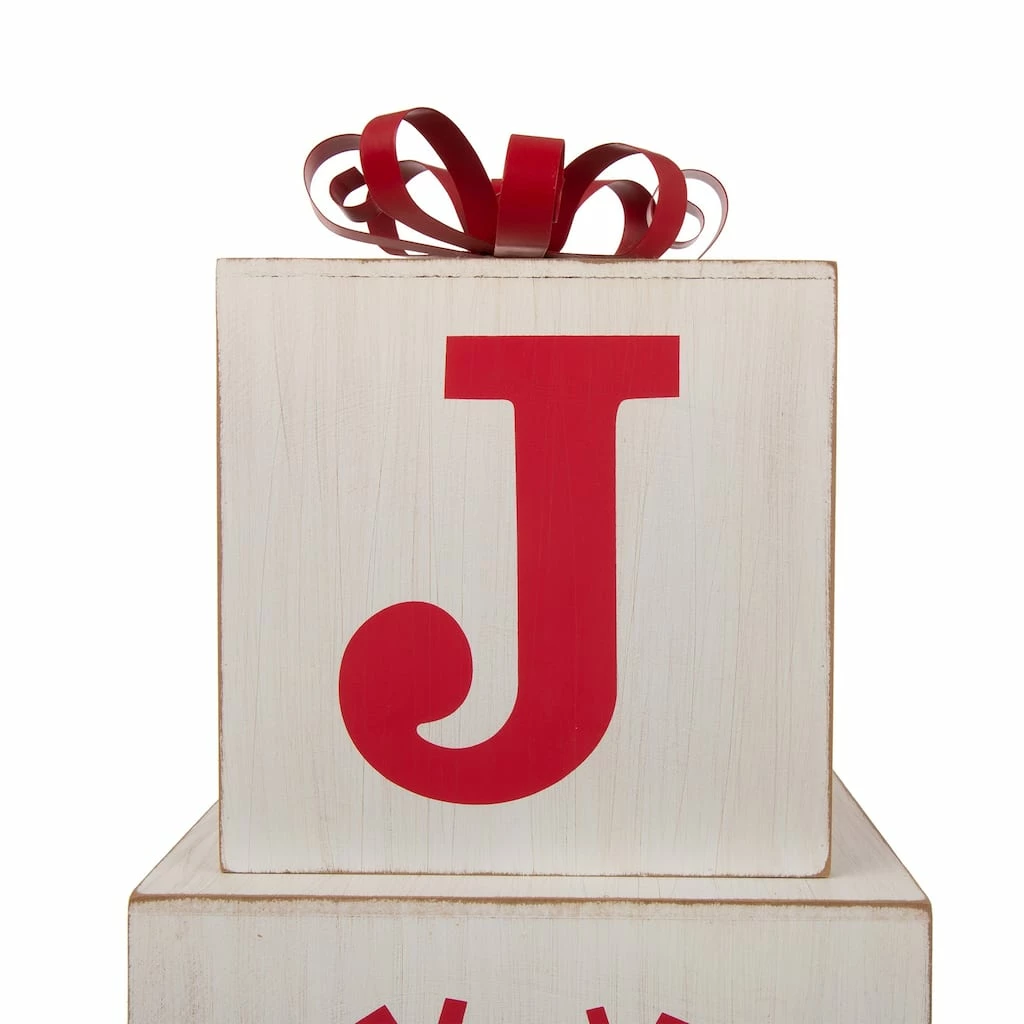 Discount βοΈ Glitzhome® 32" Wooden Block JOY Porch Décor 𧨠- Image 6