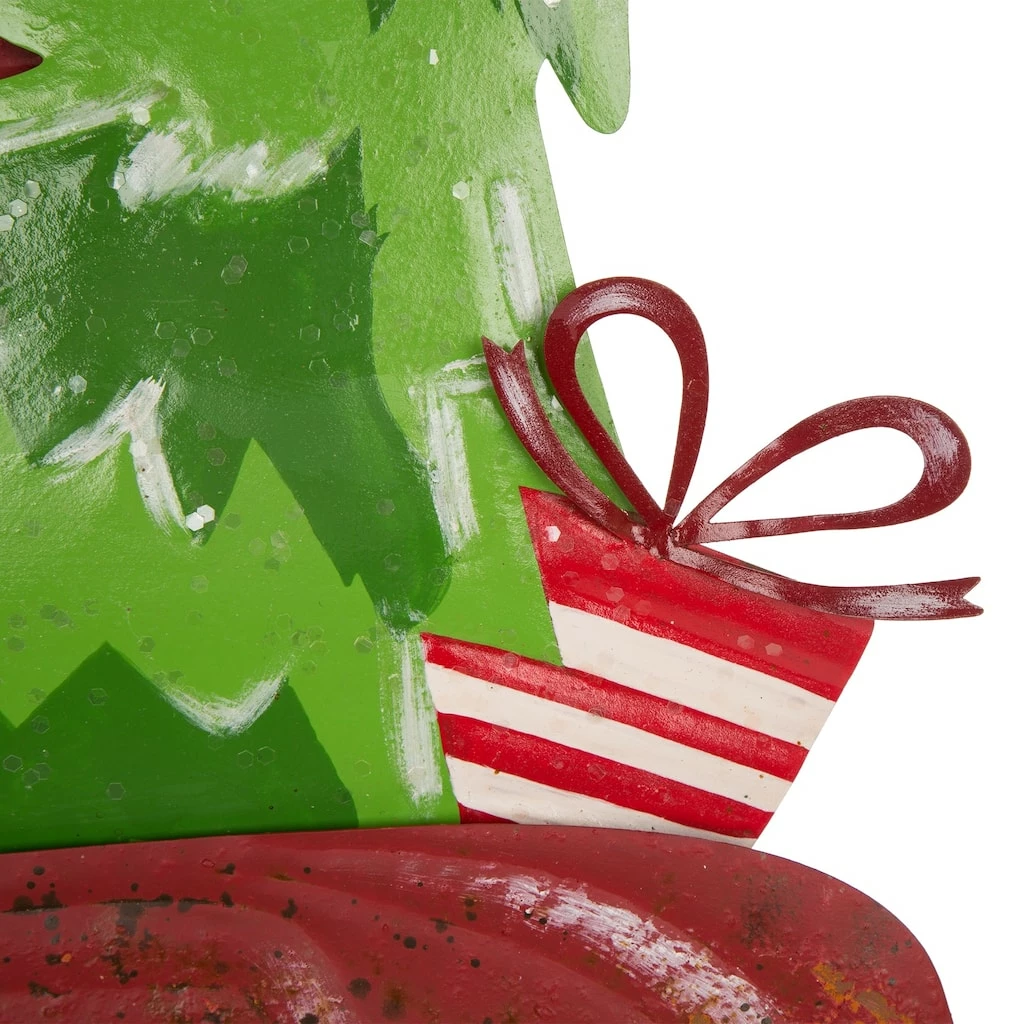 Best Sale π₯° Glitzhome® 32" β Christmas Rusty Metal Truck Yard Stake π - Image 5