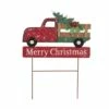 Best Pirce 🥰 Glitzhome® 24" 🔔 Christmas Truck Yard Stack 🎉