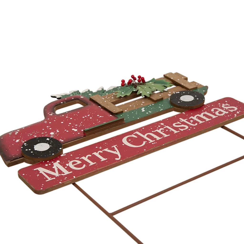 Best Pirce π₯° Glitzhome® 24" π Christmas Truck Yard Stack π - Image 4