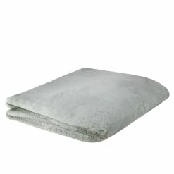 Hot Sale 🥰 Gray Faux Fur Throw Blanket by Northlight ✔️