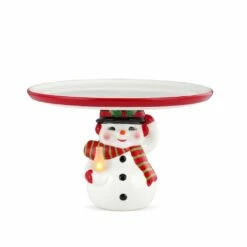 Budget 😀 Lit Snowman Cake Plate by Mr. 🎁 Christmas 🥰