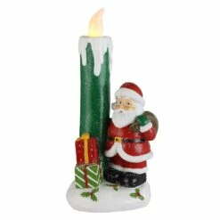 Cheapest 🛒 12.5" Santa Lit Nostalgic Candle by Mr. 🎅 Christmas 💯