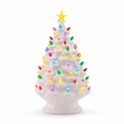 Budget 😉 24" White Lit Nostalgic 🔔 Christmas Tree by Mr. 🔔 Christmas 😉