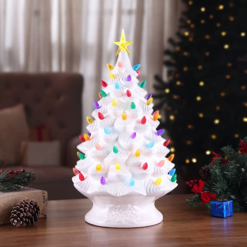 Budget 😉 24" White Lit Nostalgic 🔔 Christmas Tree by Mr. 🔔 Christmas 😉 - Image 2