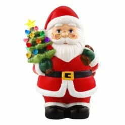 Top 10 👍 12" Santa Lit Nostalgic Ceramic Figure by Mr. 🎅 Christmas ⭐