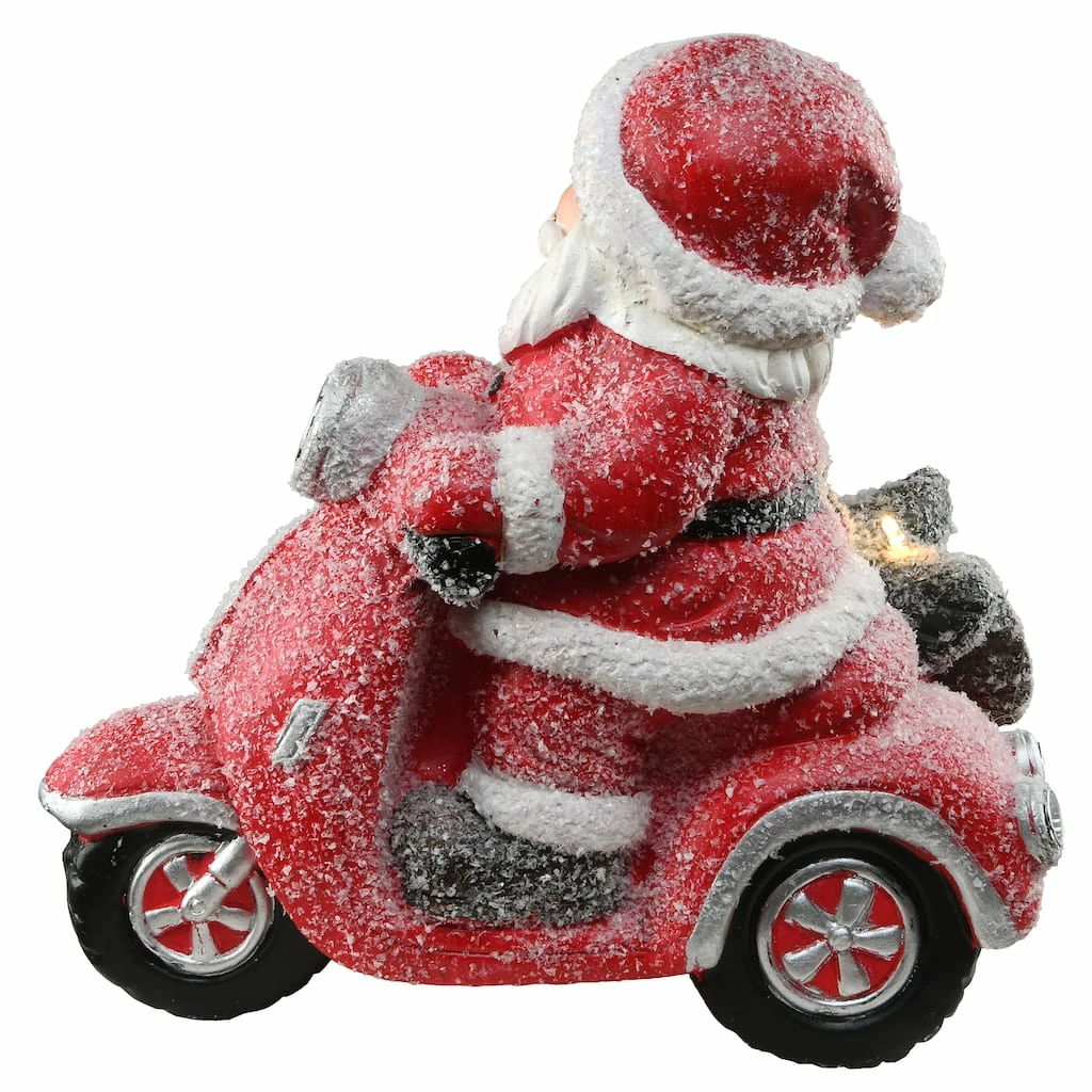 Best Sale ๐ 14" LED Santa on Scooter by National Tree Company ๐ฏ - Image 4