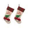 Best Pirce 😍 Glitzhome® 21" Truck & Tree 🔔 Christmas Stockings, 2ct. 🛒