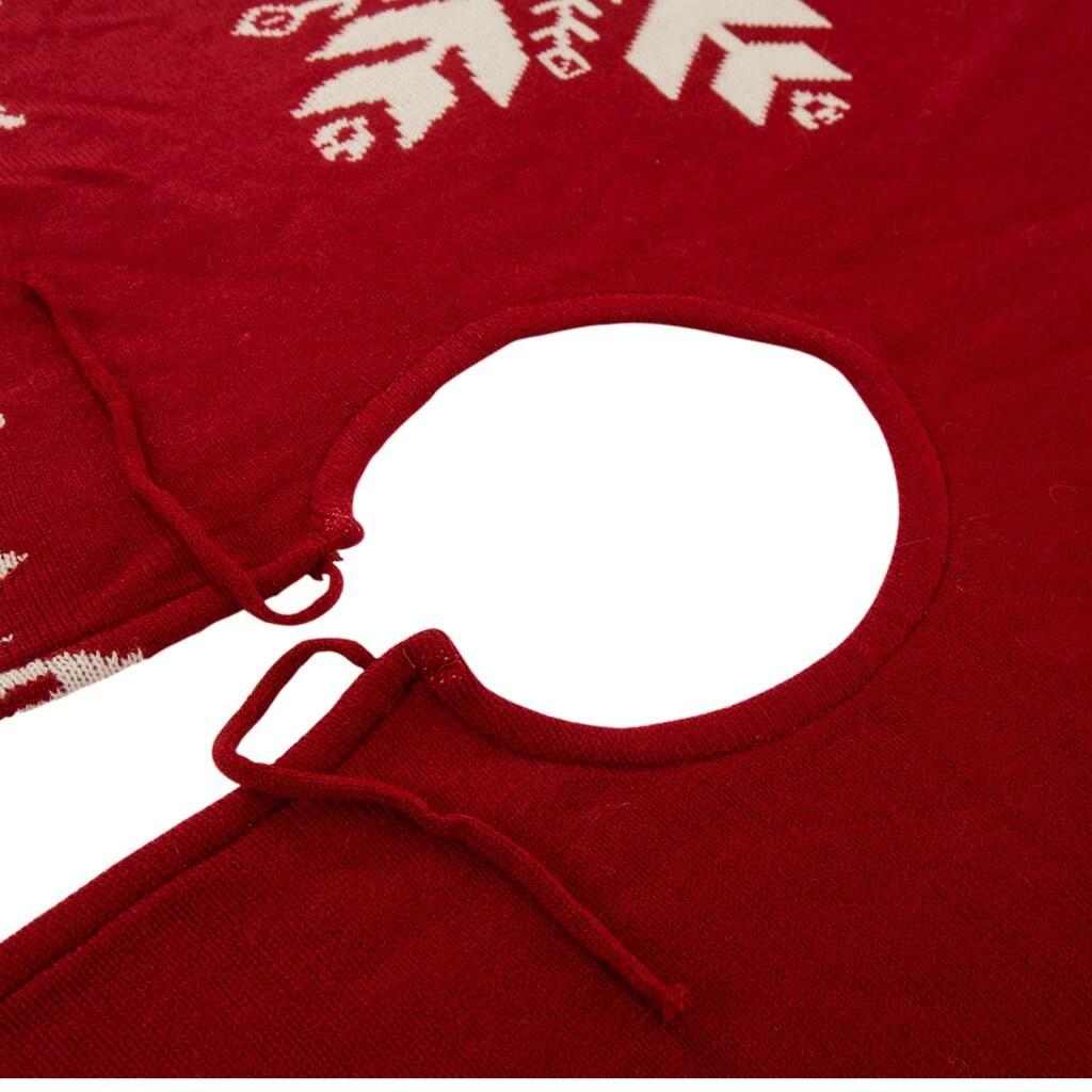 Wholesale π Glitzhome® Red Snowflake Tree π Skirt & Stockings Set π― - Image 6