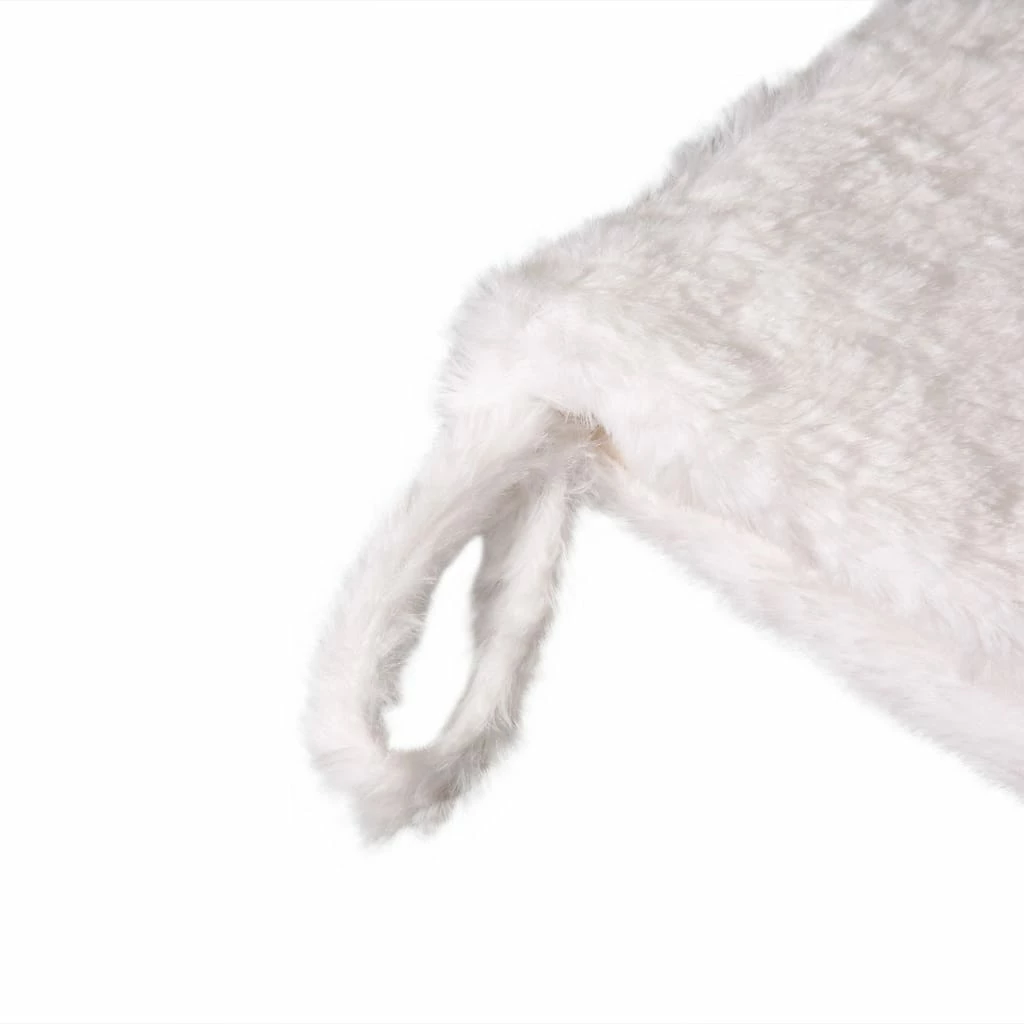 Best deal ๐ Glitzhome® 21" White Plush with Snowflake โ Christmas Stocking, 2ct. โญ - Image 4