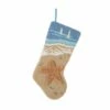Cheap ✔️ Glitzhome® 19" 3D Starfish Hooked Stocking 🥰