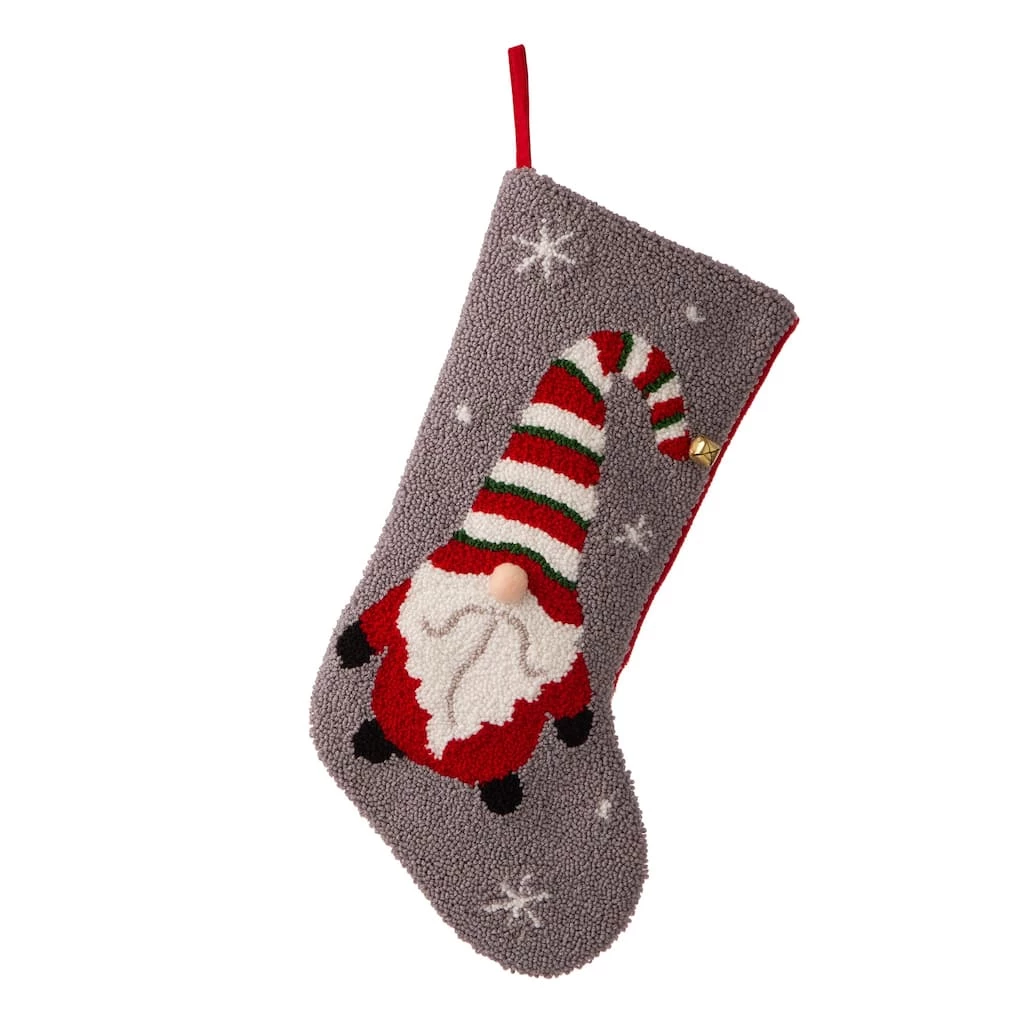 Best Sale 🤩 Glitzhome® 21" Gnome Hooked Stocking 👏