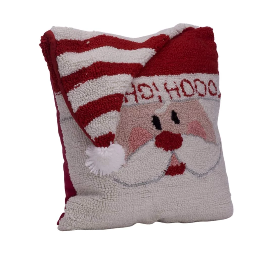 Best reviews of ๐ Glitzhome® 14" Hooked 3D Santa Pillow โจ