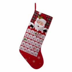Cheap ๐ Glitzhome® 36" Felt 3D Oversized Santa Count Down Stocking โค๏ธ