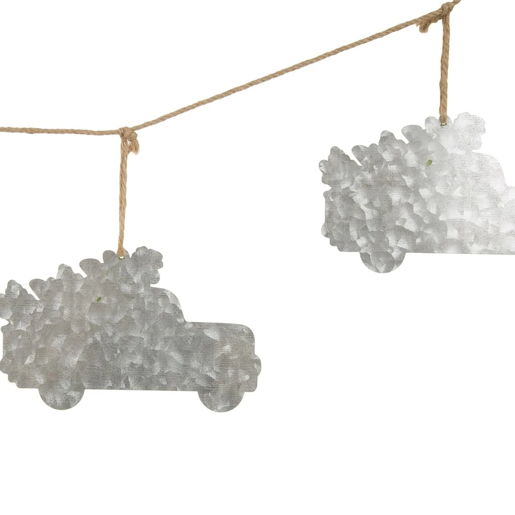 Wholesale 🔥 Glitzhome® 6ft. Metal Red Truck with Tree Garland 😍 - Image 6