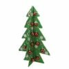 Budget 👏 2.25ft. Pre-Lit Green & Red Tinsel 🎄 Christmas Tree with LED Lights by Northlight ✔️