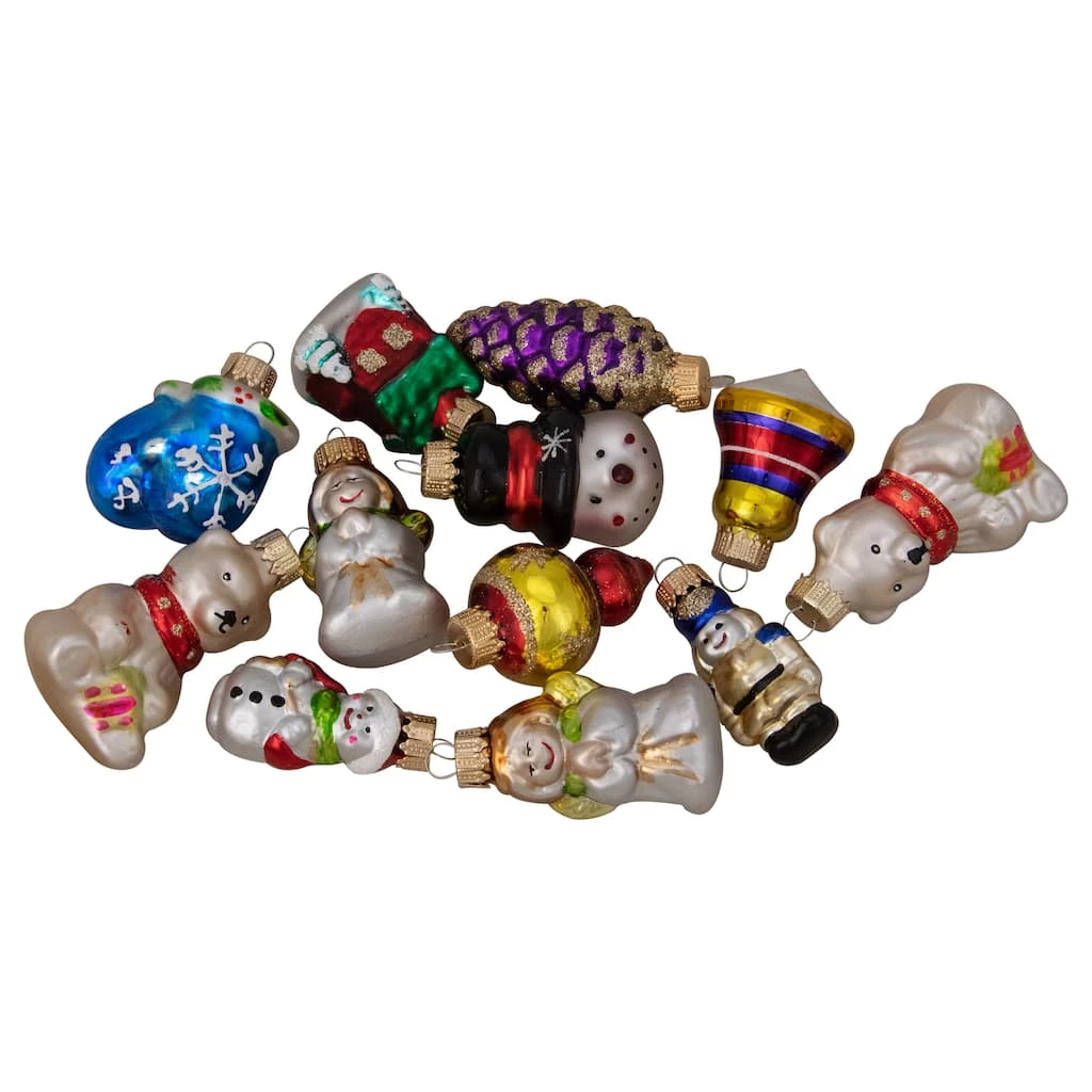 Flash Sale π₯° 12ct. 2.25" 2-Finish Iconic π Christmas Figurine Ornaments by Northlight π₯°