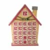 Hot Sale 👏 15" Red & Beige House with Advent Calendar Tabletop Decoration by Northlight 😉