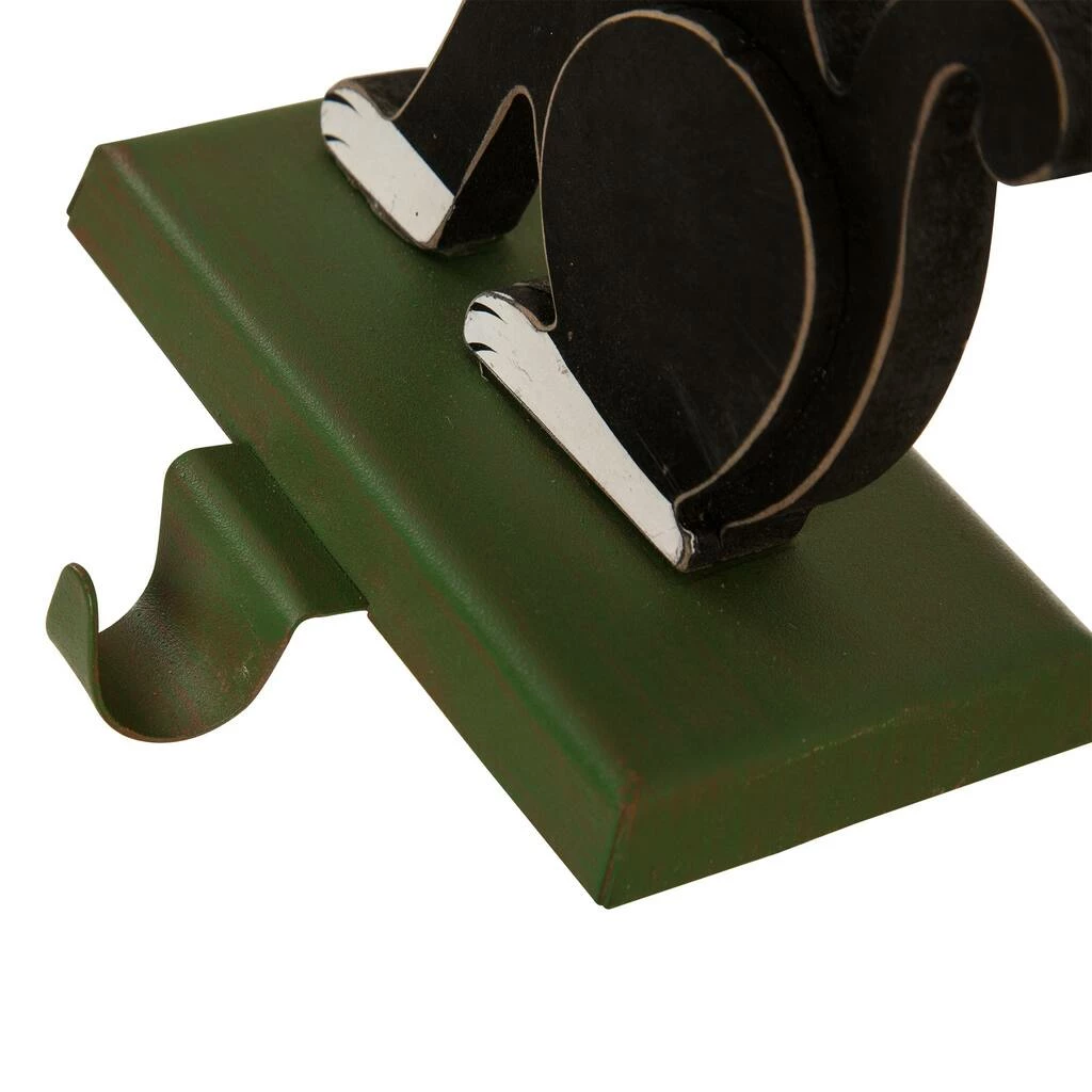 New โ Glitzhome® 8" Wooden Metal Cat and ๐ Dog Stocking Holder Set ๐ - Image 5