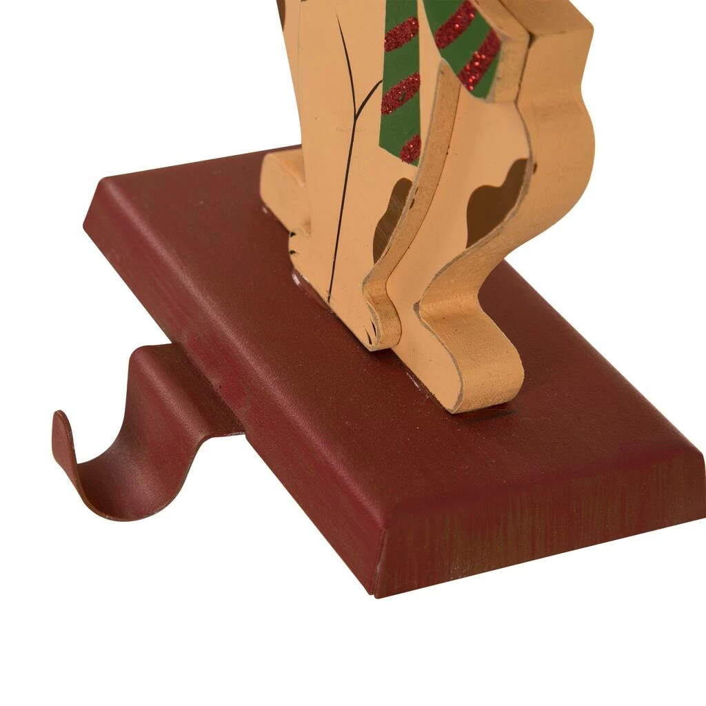New โ Glitzhome® 8" Wooden Metal Cat and ๐ Dog Stocking Holder Set ๐ - Image 6