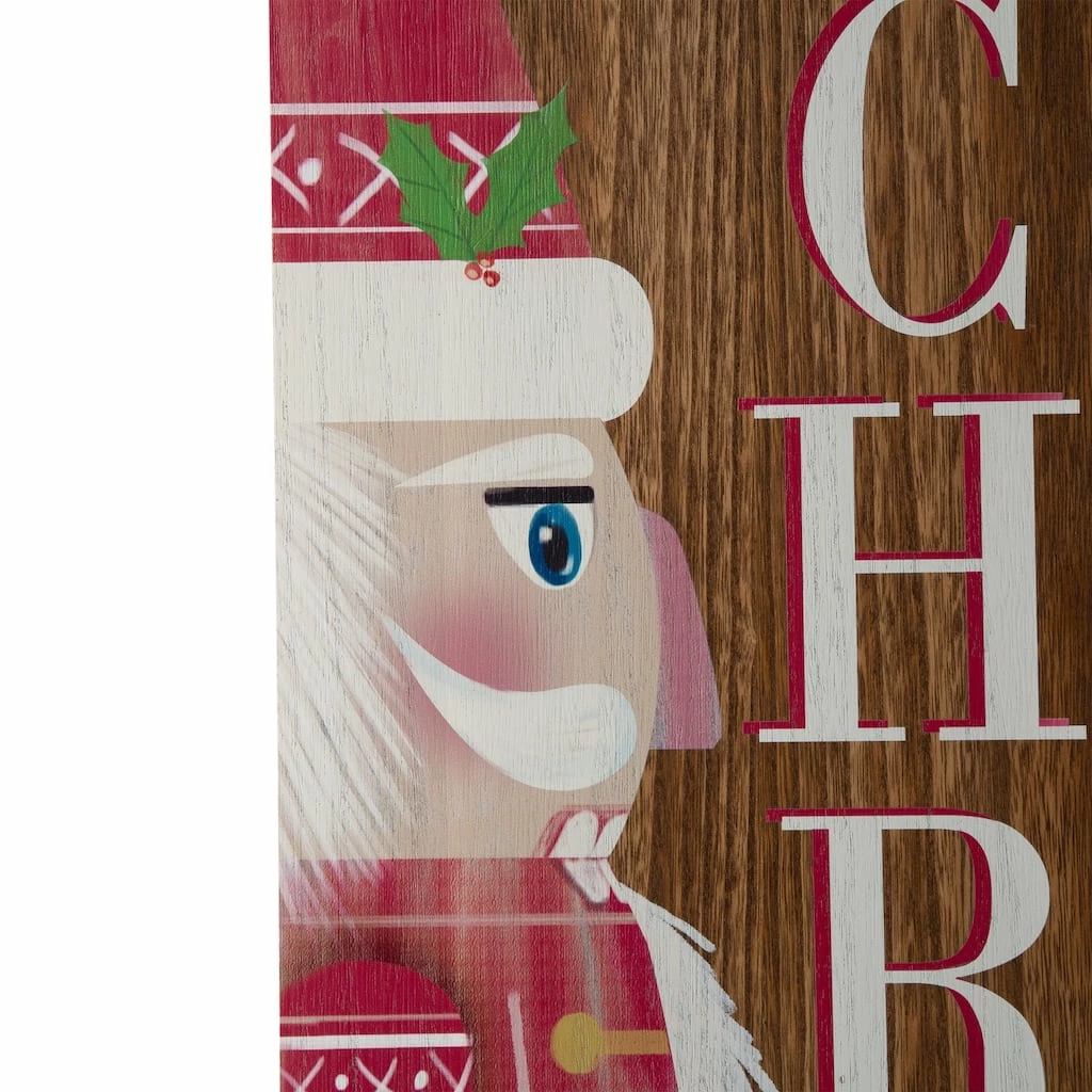 Best Sale π Glitzhome® 5ft. Wooden Nutcracker Porch Sign π - Image 3