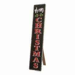Best deal ๐ Glitzhome® 3ft. Black Wooden ๐ Christmas Porch Sign ๐งจ
