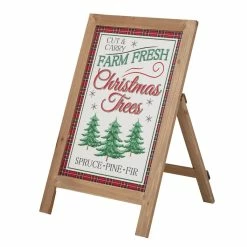 Top 10 ๐ Glitzhome® 24" Wooden ๐ Christmas Trees Porch Sign ๐ฏ