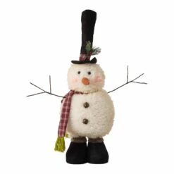 Buy 😀 Glitzhome® Telescoped Legs Snowman Décor Accent 😀