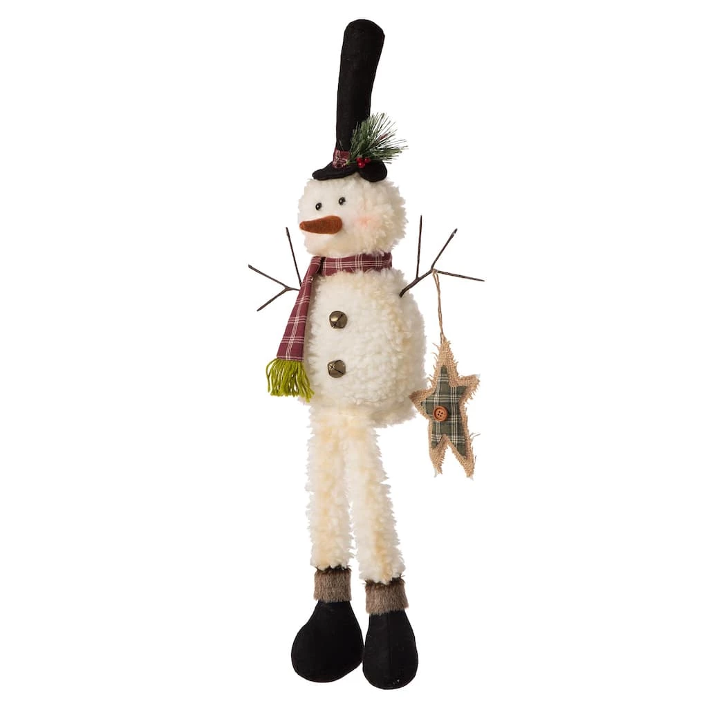 Best deal ๐คฉ Glitzhome® 28" Fabric Snowman with Dangling Legs ๐ฅฐ - Image 3