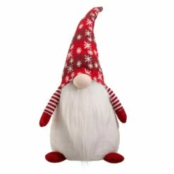 Best reviews of ๐ Glitzhome® 24" Red โ Christmas Gnome Décor Accent ๐
